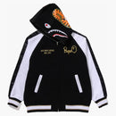 BAPE SHARK SHARK SHARK ZIP mikina černá