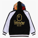 BAPE SHARK SHARK SHARK ZIP mikina černá