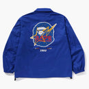 Bape Space Ape Relaxed Fit Coach Jacket Blue