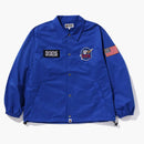Bape Space Ape Relaxed Fit Coach Jacket Blue