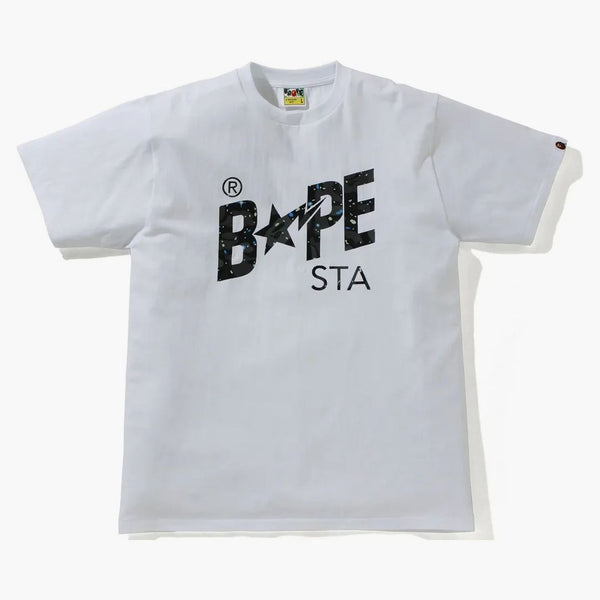 Bape Space Camo Bape Sta Logo Tea White