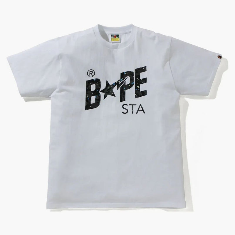 Bape Space Camo Bape Sta logo Logo Tea White