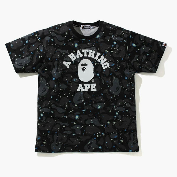 Bape Space Camo College Tea (SS21) Black