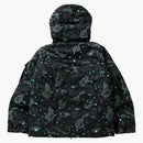 Bape Space Camo vojenská volná fit mikina dolů černá bunda