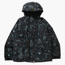 Bape Space Camo vojenská volná fit mikina dolů černá bunda