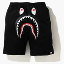 Bape Space Camo Shark Reversible Shorts Black