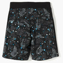 Bape Space Camo Shark Sweat Shorts Black
