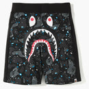 Bape Space Camo Shark Sweat Shorts Black