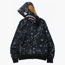 Bape Space Camo Shark WGM Full-Zip Hoodie Black