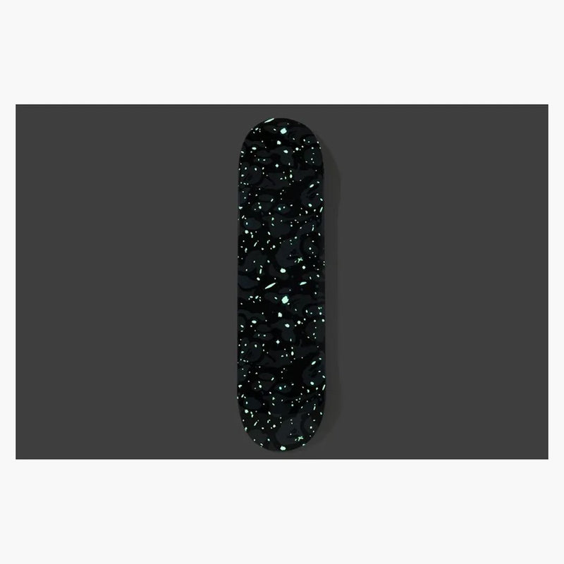 Bape Space Camo Skateboard Deck Black