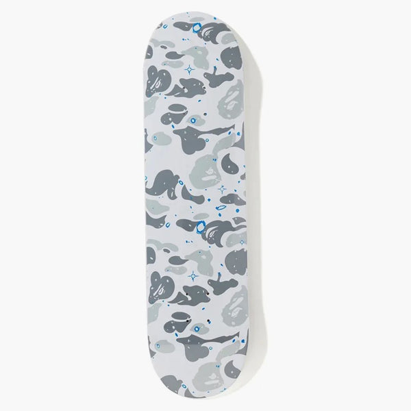 Bape Space Camo Skateboard Deck White