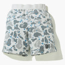 Bape Space Camo Wide Sweatshort White