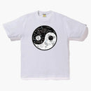 Bape Space Camo Yingyang Tee White