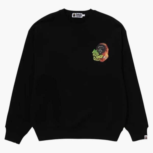 Bapest Sport Graphic Crewneck Black