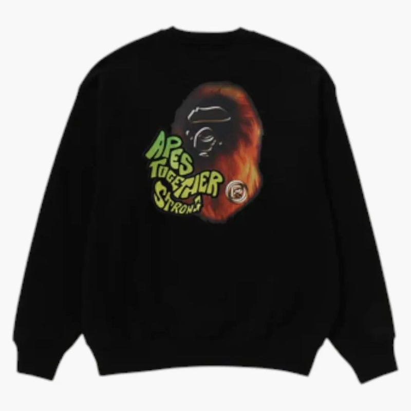 Bapest Sport Graphic Crewneck Black