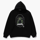 Bape Sport Graphic Pullover Hoodie Black