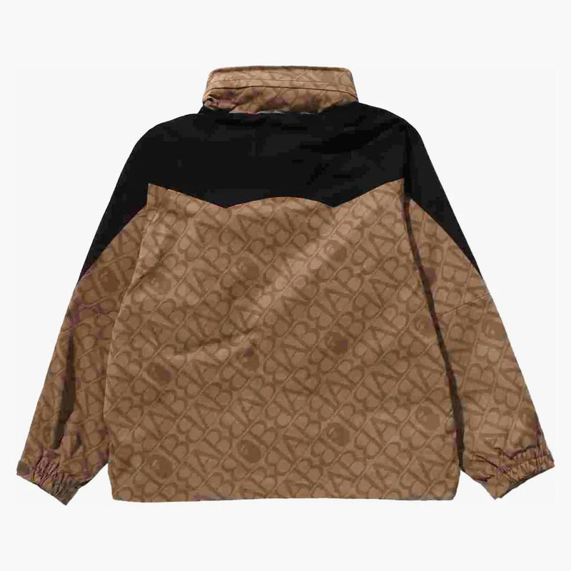 Bape Sport Monogram Snowboard Jacket Beige