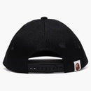 Bape Sta Ape Head Leather Patched Mesh Cap Black