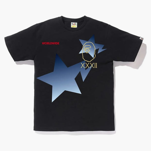 BAPE STA APE HEAD Outline Tea Svart