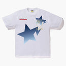 Bape Sta Ape Head Outline Tea White