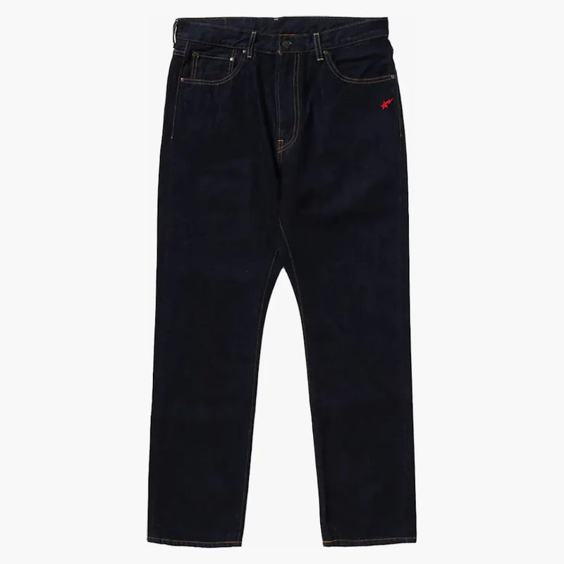 Bape Sta Ape Head Regular Fit Denim Pants Indigo