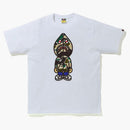 BAPE STA CAMO Classic Milo Shark Tee White/Yellow