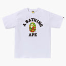 Bape Sta Camo College Bapec Tee White