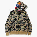 BAPE STA CAMO SHARK FULL ZIP Hoodie Yellow
