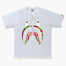 Bape Sta Camo Shark Tee White/Multi