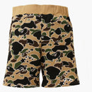 Bape Sta Camo Sweat Shorts Yellow