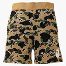 Bape Sta Camo Sweat Shorts Yellow