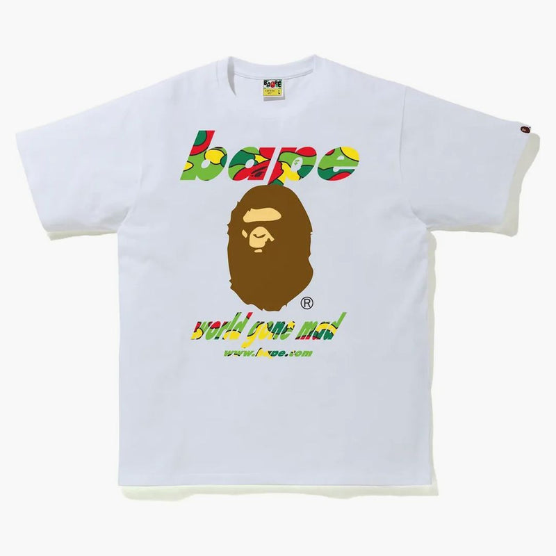 Bape Sta Camo Wgm Ape Head Tee White/Multi