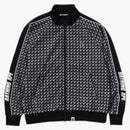Bape Sta Houndstooth Jacquard Track Jacket Black