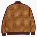 Bape Sta Houndstooth Jacquard Track Jacket Brown