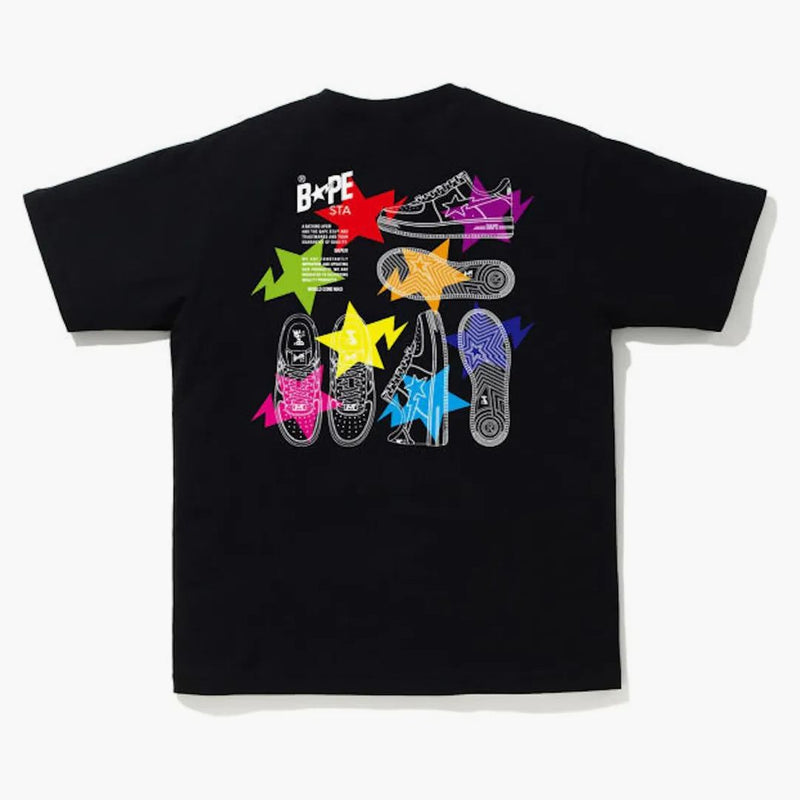 Bape Sta Illustration Tea Black
