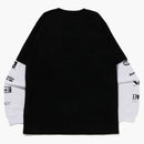 BAPE STA Capa L/S TEA NEGRO