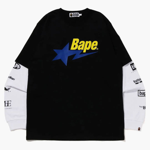 Bape Sta Layerd l/s tea black