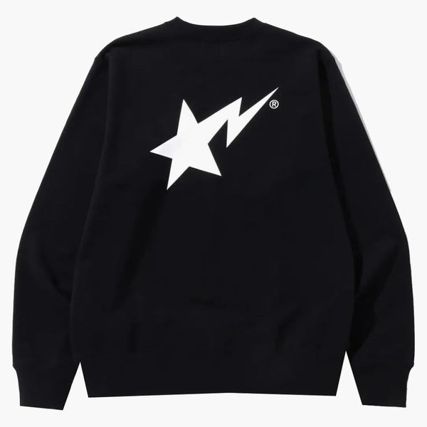 Bape Sta Logo Crewneck Black
