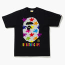 Bape Sta Pattern By Bathing Ape Tee Black