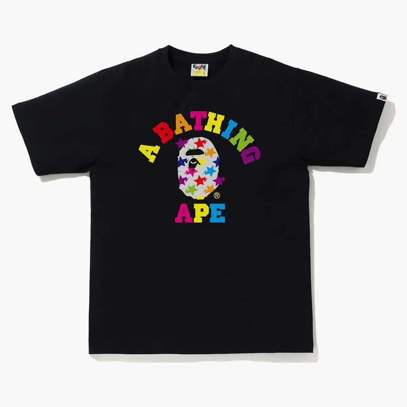 BAPE STA MOTOLE COLLEGE TEA NERO