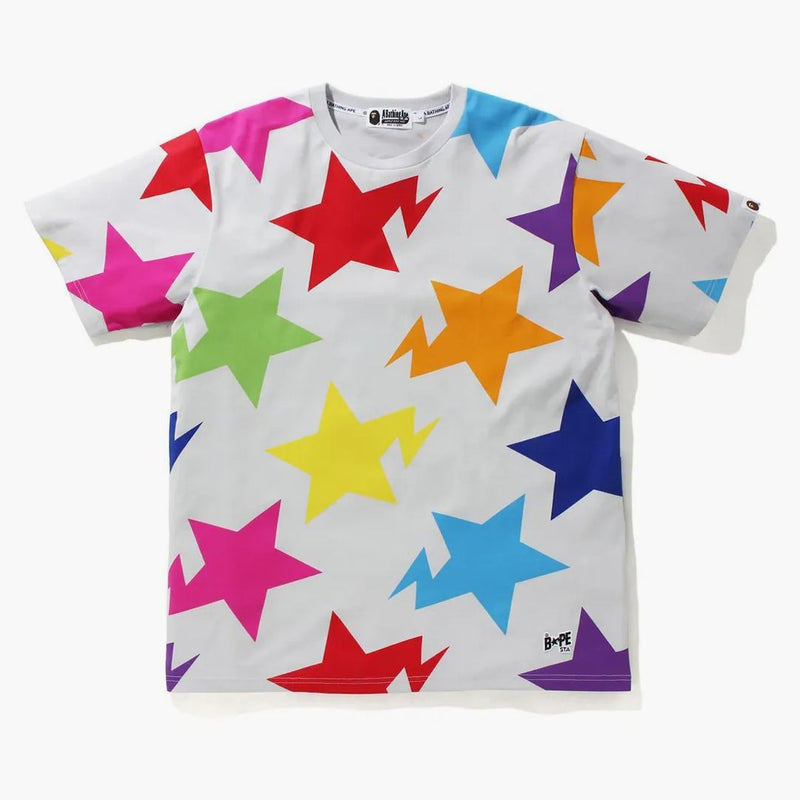 BAPE STA Patrón Relajado Fit Tee Multi