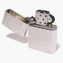 Bape Sta Pattern Zippo Lighter Silver