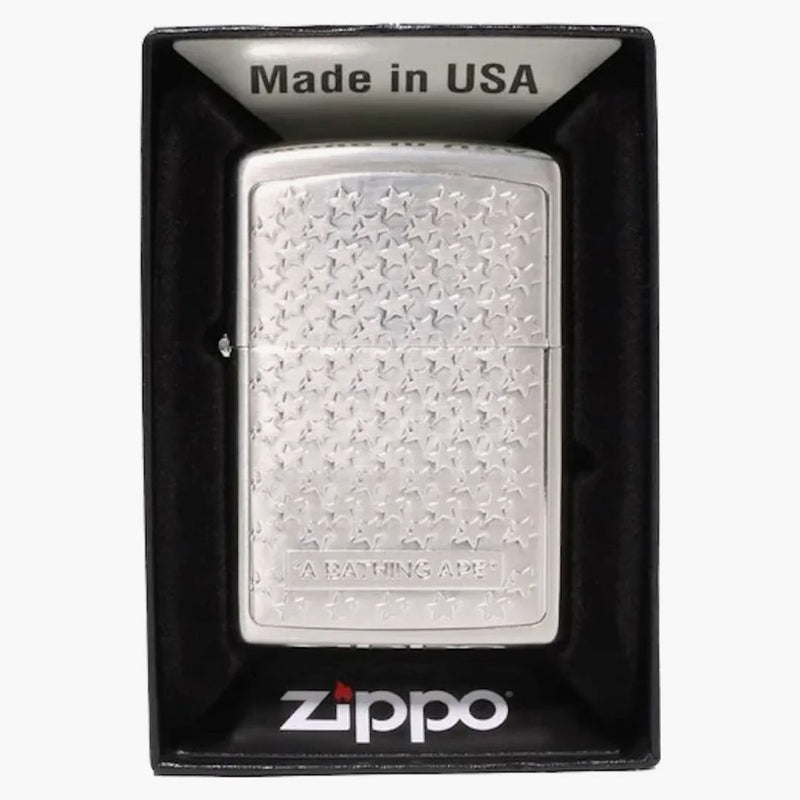 BAPE STA Patrón Zippo Lighter Silver