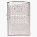 Bape Sta Pattern Zippo Lighter Silver