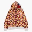 Bape Store Beijing Separate Shark Full Zip Hoodie Multicolor