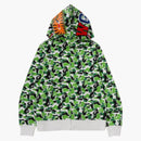 Bape Store Chengdu Separate Shark Full Zip Hoodie Multicolor