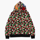 Bape Store Dubai Separate Shark Full Zip Hoodie Multicolor