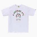 Bape Store Dubai Shark College Tee White