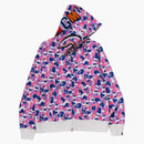 Bape Store Guangzhou Separate Shark Full Zip Hoodie Multicolor
