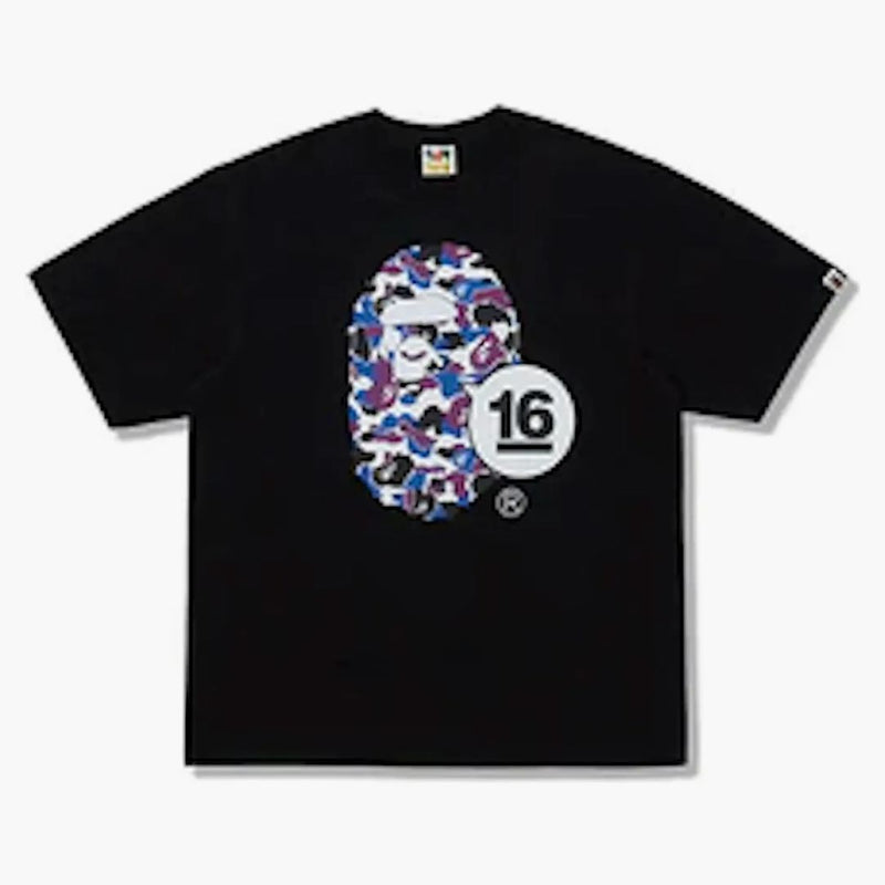 Bape Store Hong Kong 16th Anniversary HK camo tè nero